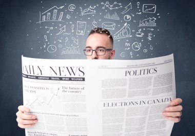 işadamı okuma gazete