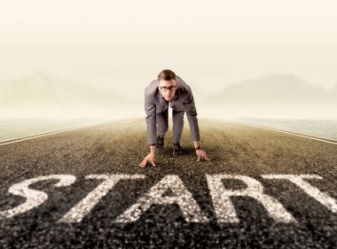Start çizgisinde, işadamı