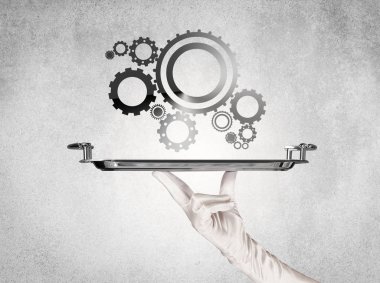 Tepside çalışan çark konsepti