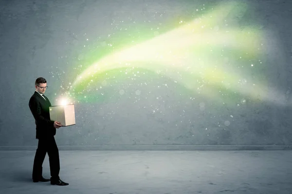 Caja de papel de escape de luz — Foto de Stock