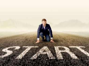 Start çizgisinde, işadamı