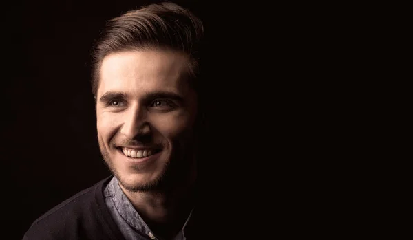 Young man close up portrait — Stock Photo, Image