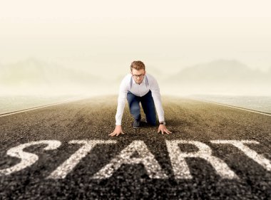 Start çizgisinde, işadamı