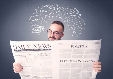 işadamı okuma gazete