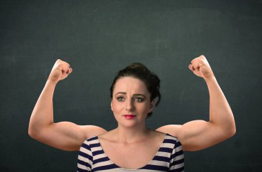 güçlü ve kaslı kolları kavramı