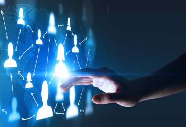 Arabirim dokunmadan parmak