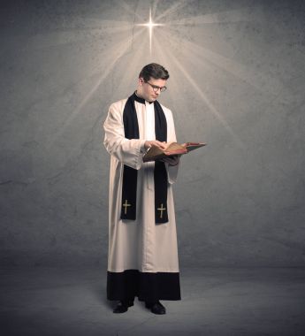 onun nimet veren genç rahip