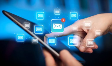 Mail ile tablet dokunmadan parmak