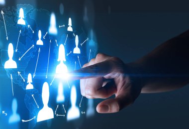 Arabirim dokunmadan parmak