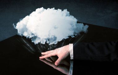 Etkileşimli tablo dokunmadan eller