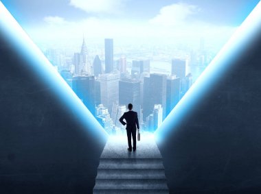 İşadamı cityscape arıyorsunuz
