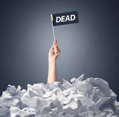 El tutma siyah işaret