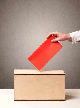 Oy sandığı kişi döküm oy ile 