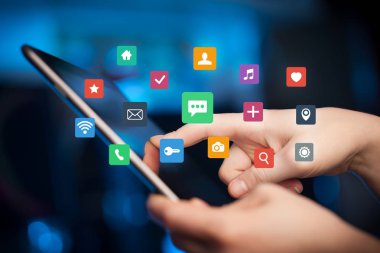 Tablet apps ile dokunmadan parmak