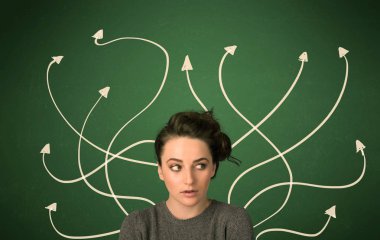 Güzel kız bir çözüm düşünme