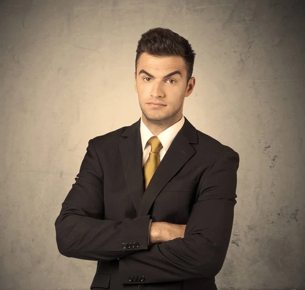 Sales worker making face expressions — Stock Photo, Image