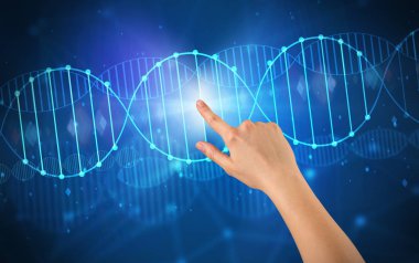 DNA molekülünün dokunmadan el