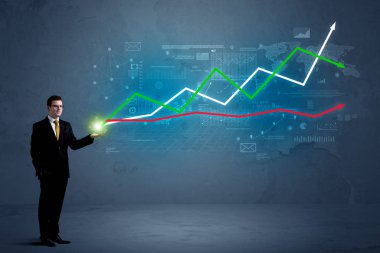 Hisse senedi piyasasında holding iş adamı