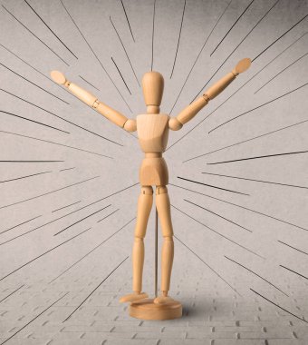 Ahşap manken kavramı