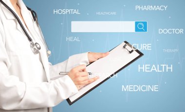 kadın doktor ile not etmek