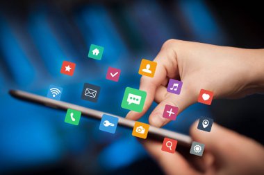Tablet apps ile dokunmadan parmak