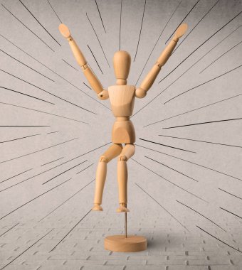 Ahşap manken kavramı