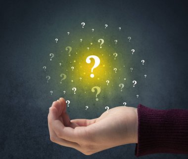 El tutma soru işaretleri