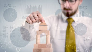 Bir kule inşa işadamı