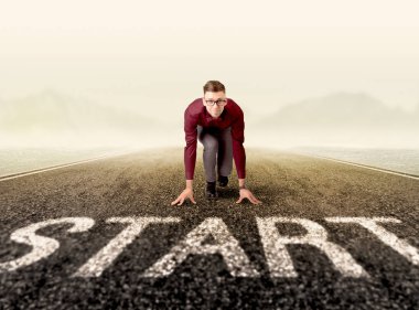 Start çizgisinde, işadamı