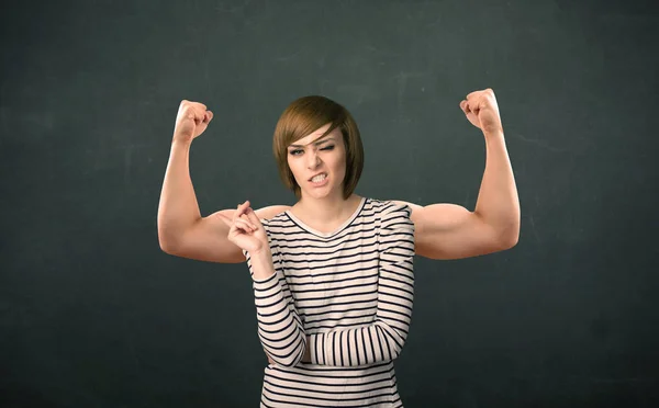 Konzept für starke und muskulöse Arme — Stockfoto