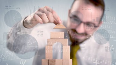 Bir kule inşa işadamı