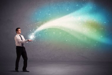 İşadamı holding ışık