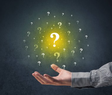 El tutma soru işaretleri