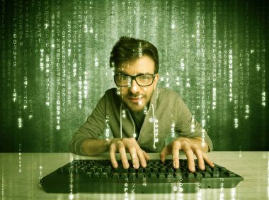 Çevrimiçi hackleme süreci konsepti