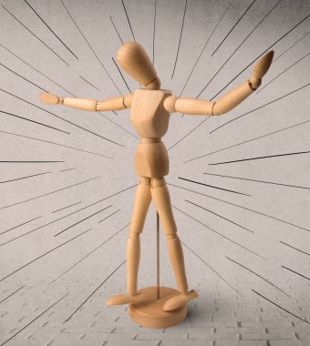 Ahşap manken kavramı