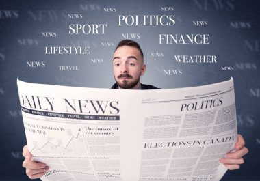 işadamı okuma gazete