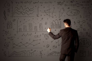 iş planı ile işadamı