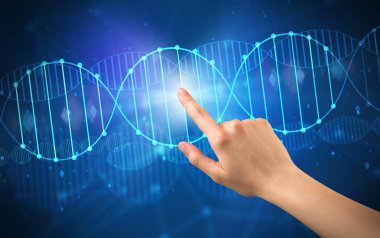 DNA molekülünün dokunmadan el