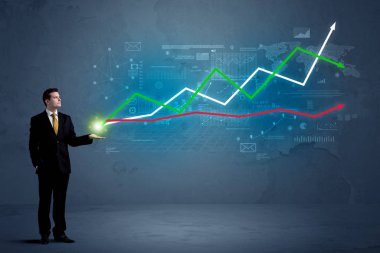 Hisse senedi piyasasında holding iş adamı