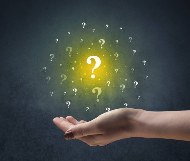 El tutma soru işaretleri