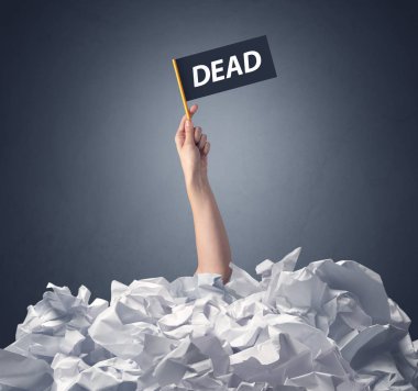 El tutma siyah işaret