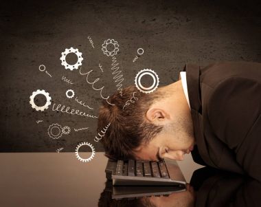 Depresif kafadan fırlayan çarklar