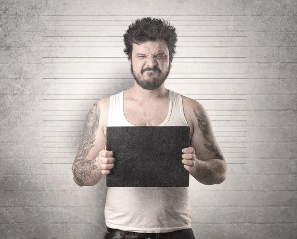 Criminal offender man — Stock Photo, Image