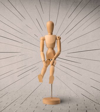 Ahşap manken kavramı