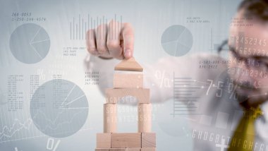 Bir kule inşa işadamı