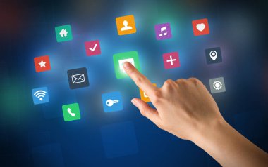 Apps dokunmadan el 