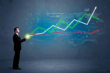 Hisse senedi piyasasında holding iş adamı