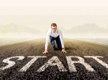 Start çizgisinde, işadamı