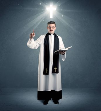 onun nimet veren genç rahip