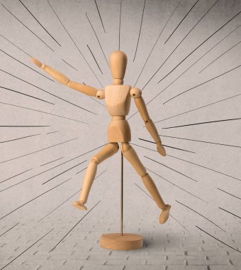 Ahşap manken kavramı